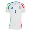 Virallinen Fanipaita Italia Jorginho 8 Vieraspelipaita Euro 2024 - Miesten